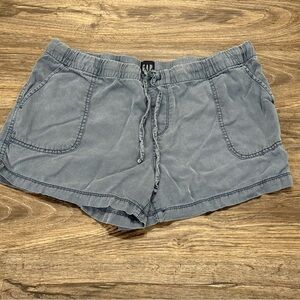 Gap Women’s Blue‎ Elastic Waist Large Shorts